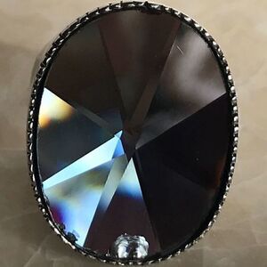 Exquisite Crystal Stainless steel ‎ ring